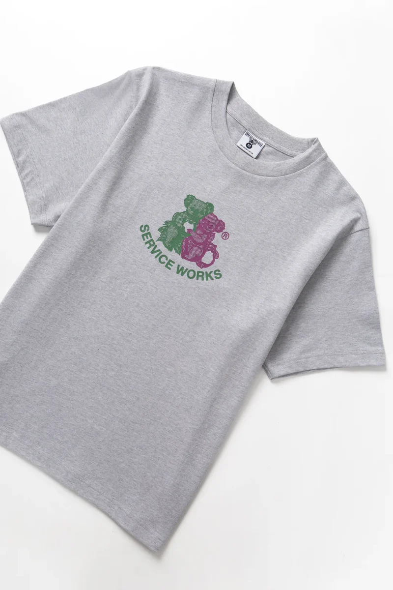 Family Fruit Tee Heather Grey