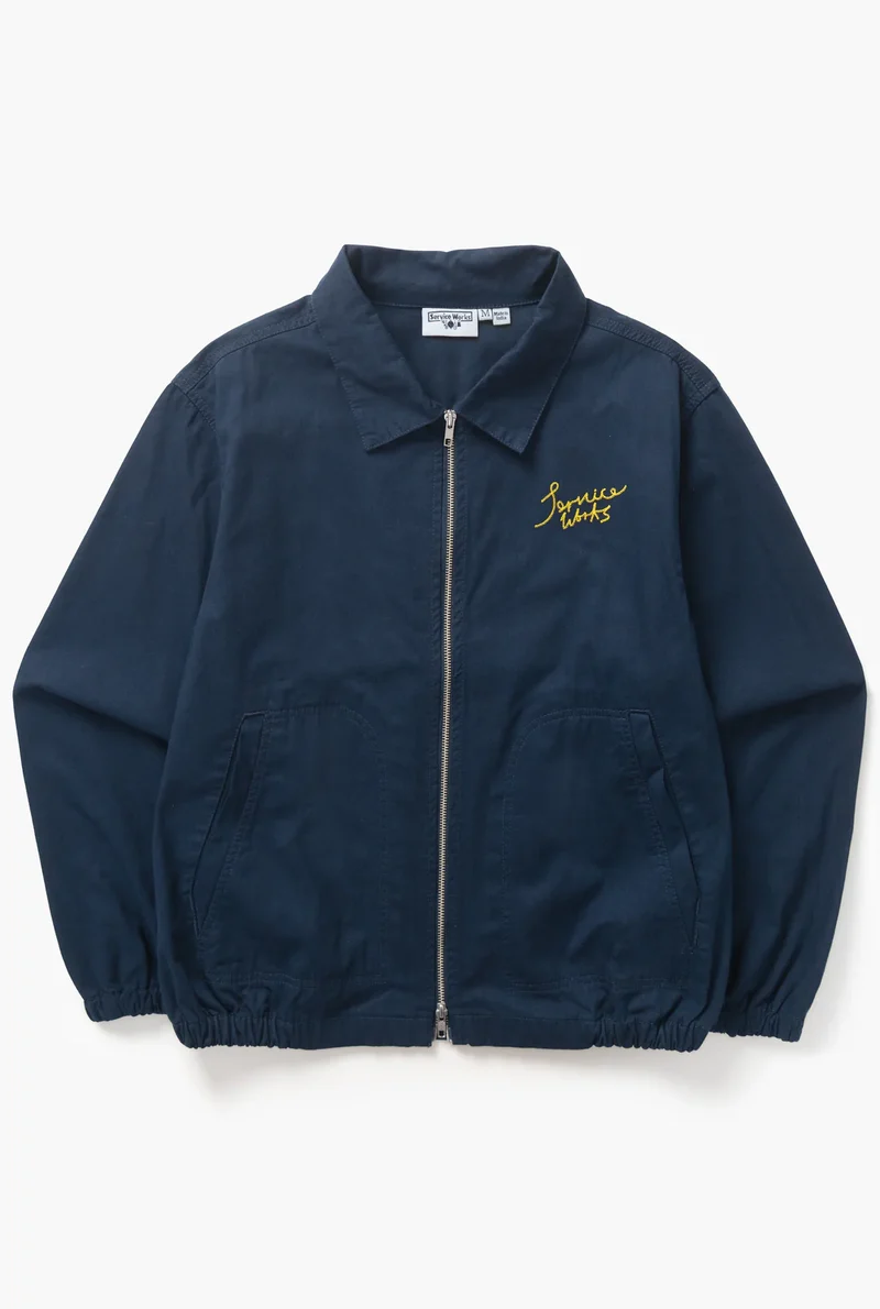 Twill Work Jacket Navy
