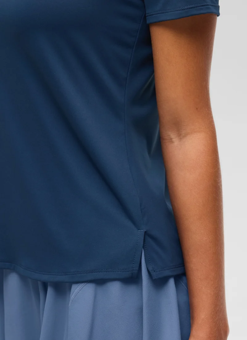Hip Length Polo Slim Fit Short Sleeve