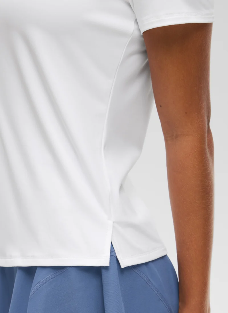 Hip Length Polo Slim Fit Short Sleeve