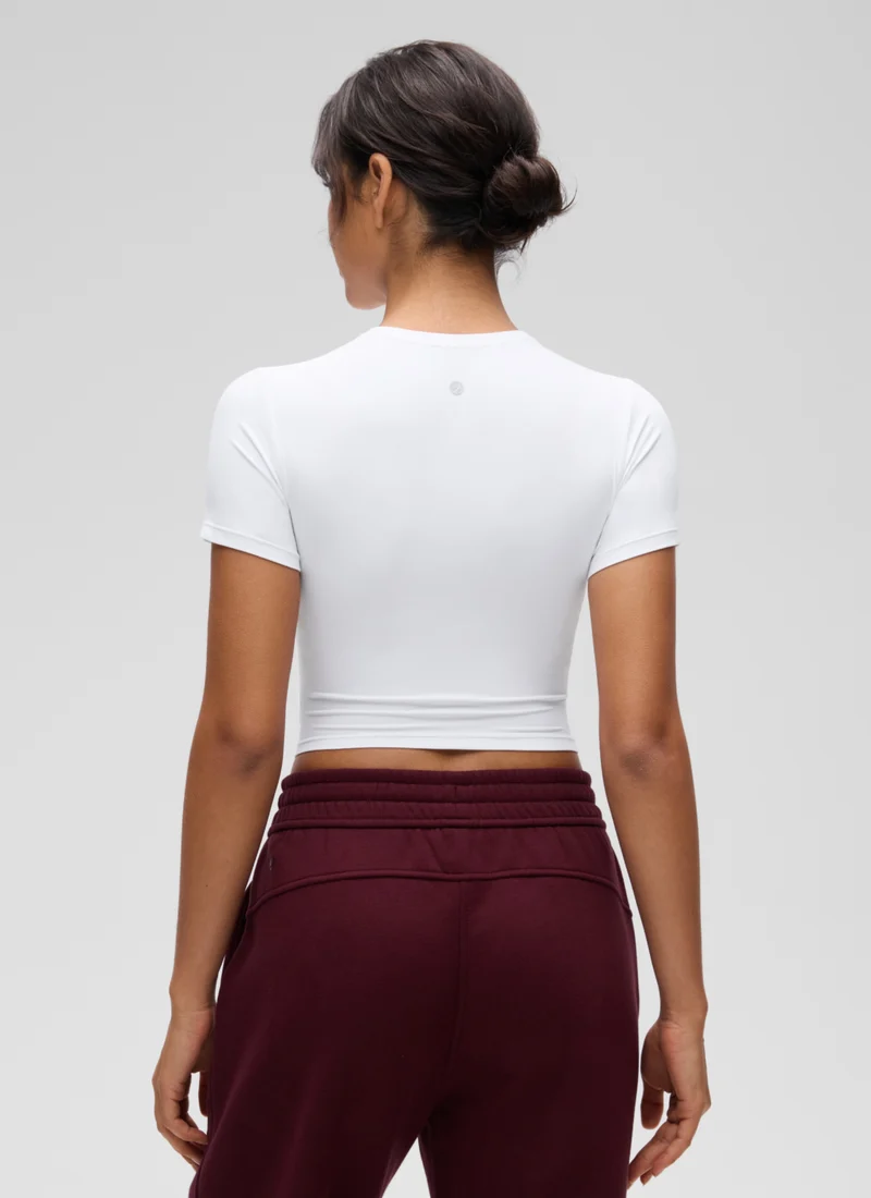 Softembrace Crewneck Cropped Short Sleeve