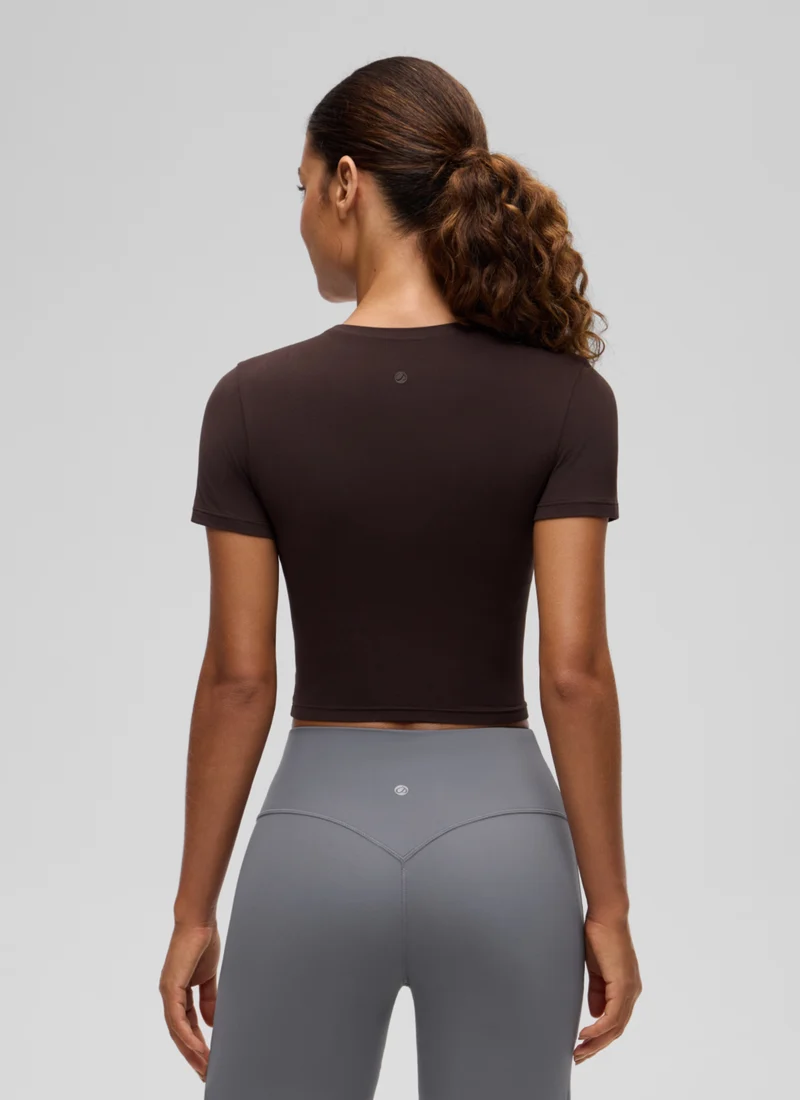 Softembrace Crewneck Cropped Short Sleeve