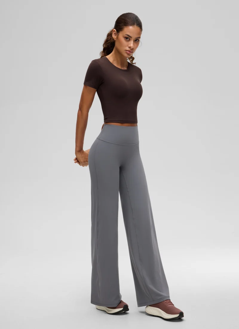 Softembrace Crewneck Cropped Short Sleeve