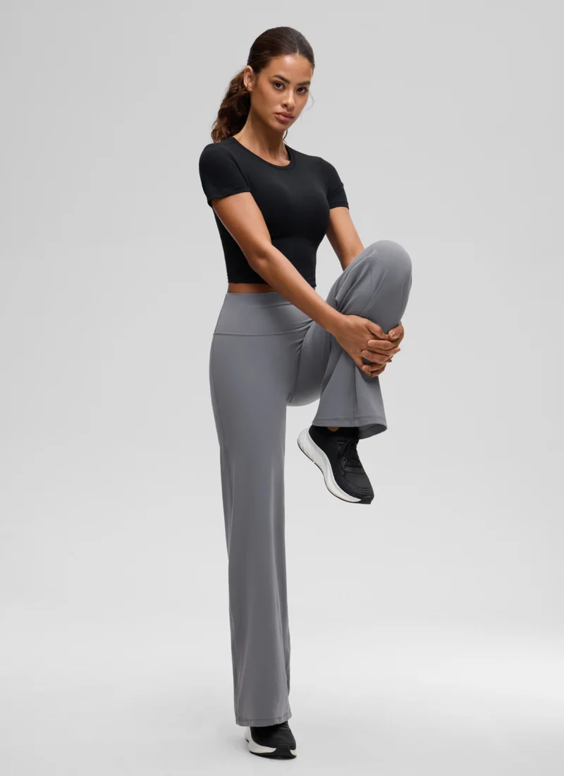 Softembrace Crewneck Cropped Short Sleeve