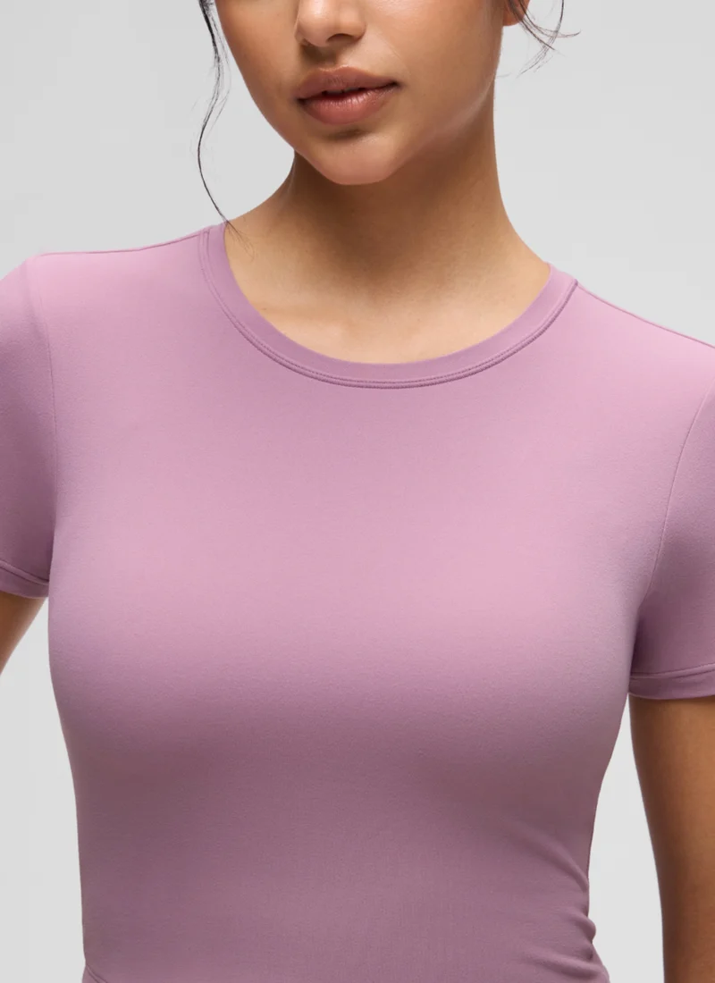 Softembrace Crewneck Cropped Short Sleeve