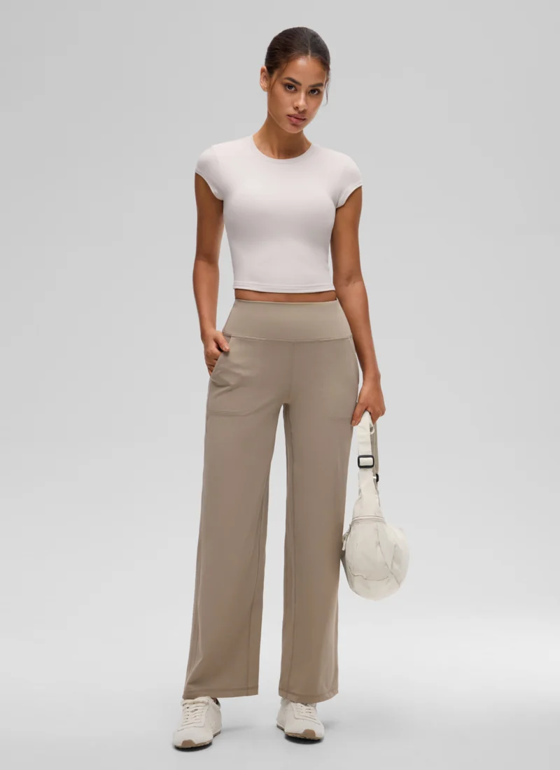 Softembrace Cropped Cap Sleeve Top