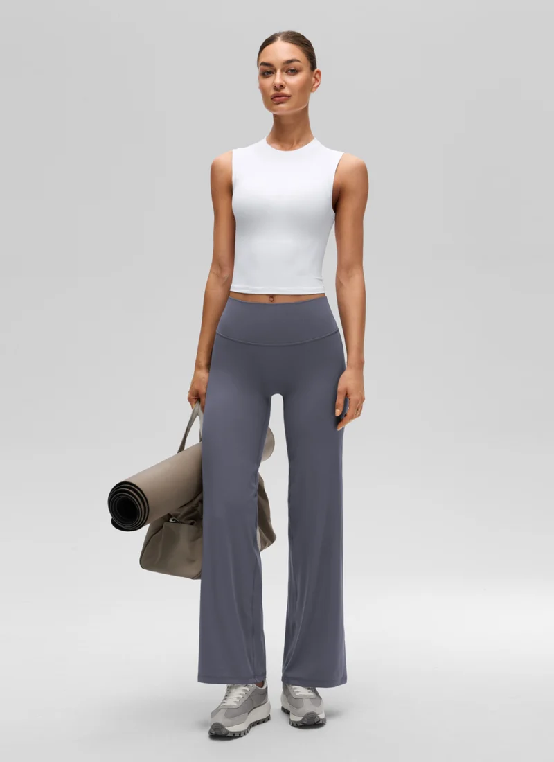 Softembrace High Neck Basic Crop Tight Tank