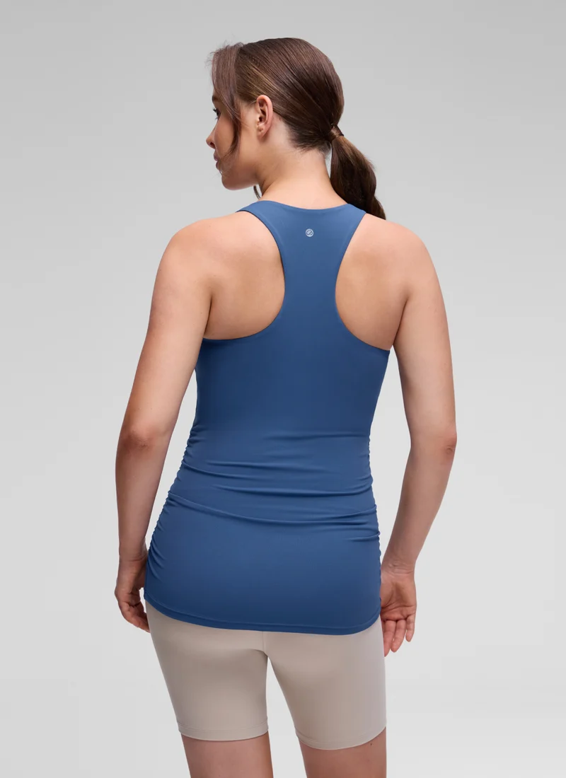 Butterluxe Maternity Built in Bra Ruched Tank