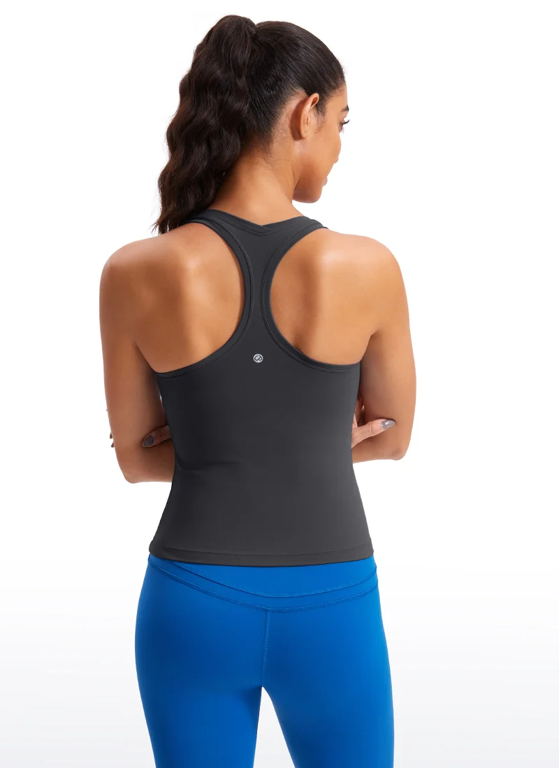 Butterluxe Racerback Waist Length Tank