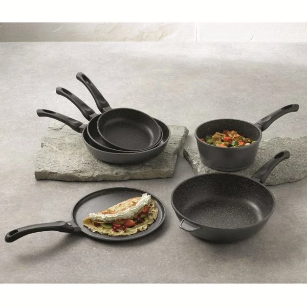 Batterie de cuisine 13 pièces revêtement Dur comme la pierre Mathon