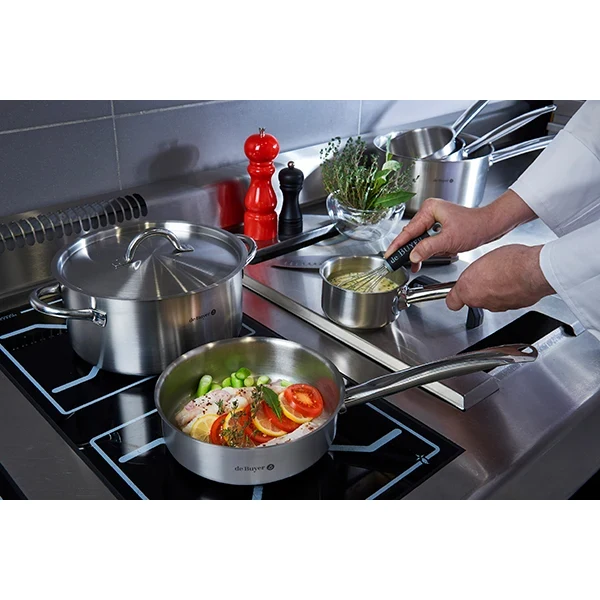Batterie de cuisine 7 pièces tout inox Prim'Appety De Buyer