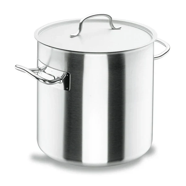 Batterie de cuisine tout inox : 3 casseroles, 2 poêles et 1 marmite Chef Classic Lacor