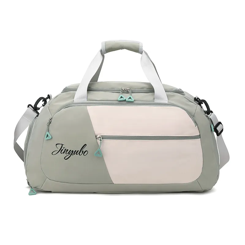 Sac de voyage en nylon contrasté
