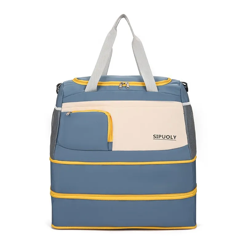 Sac de voyage en tissu Oxford à blocs de couleurs