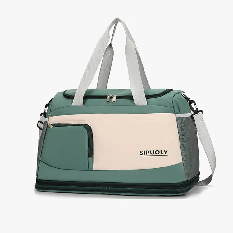 Sac de voyage en tissu Oxford à blocs de couleurs