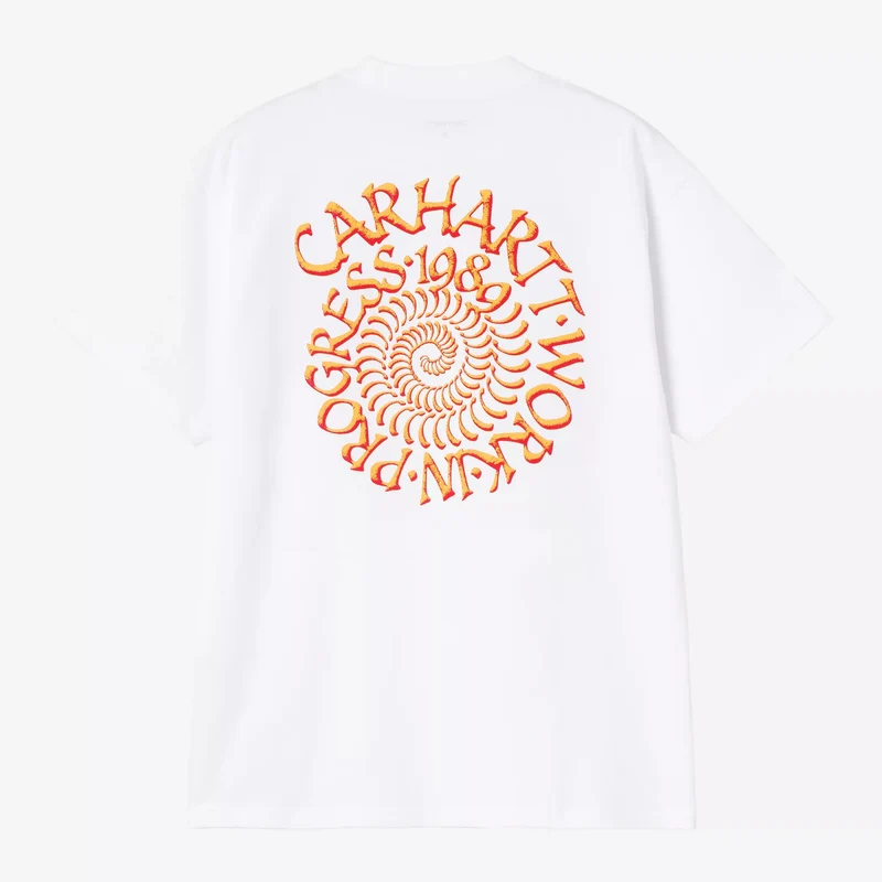 S/S Spirals T-Shirt White