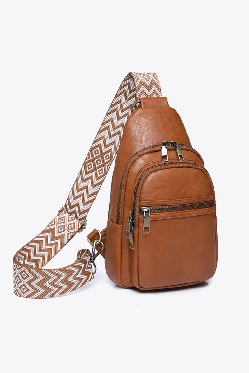 Sac bandoulière en cuir PU adoré It's Your Time