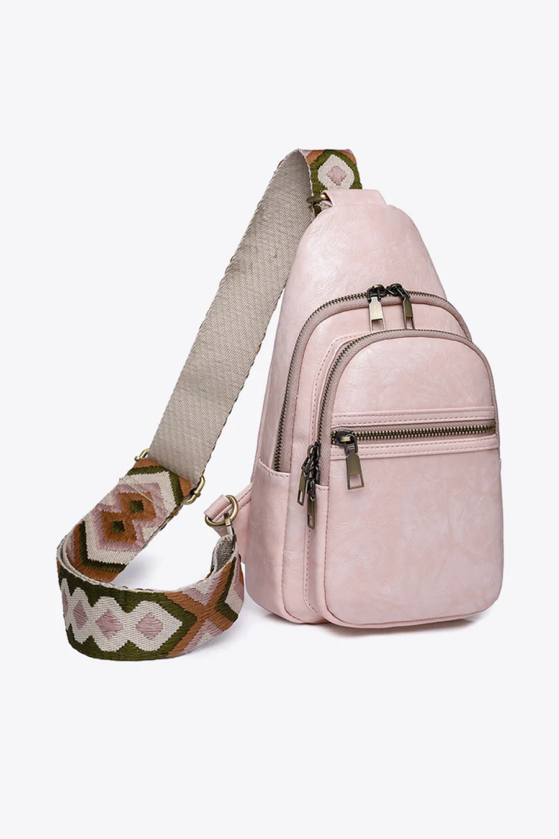 Sac bandoulière en cuir PU adoré It's Your Time