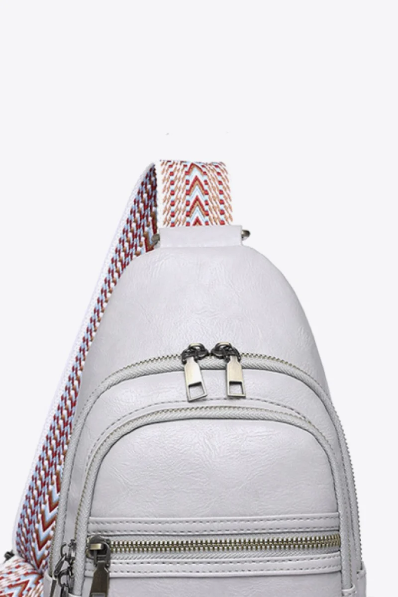 Sac bandoulière en cuir PU adoré It's Your Time