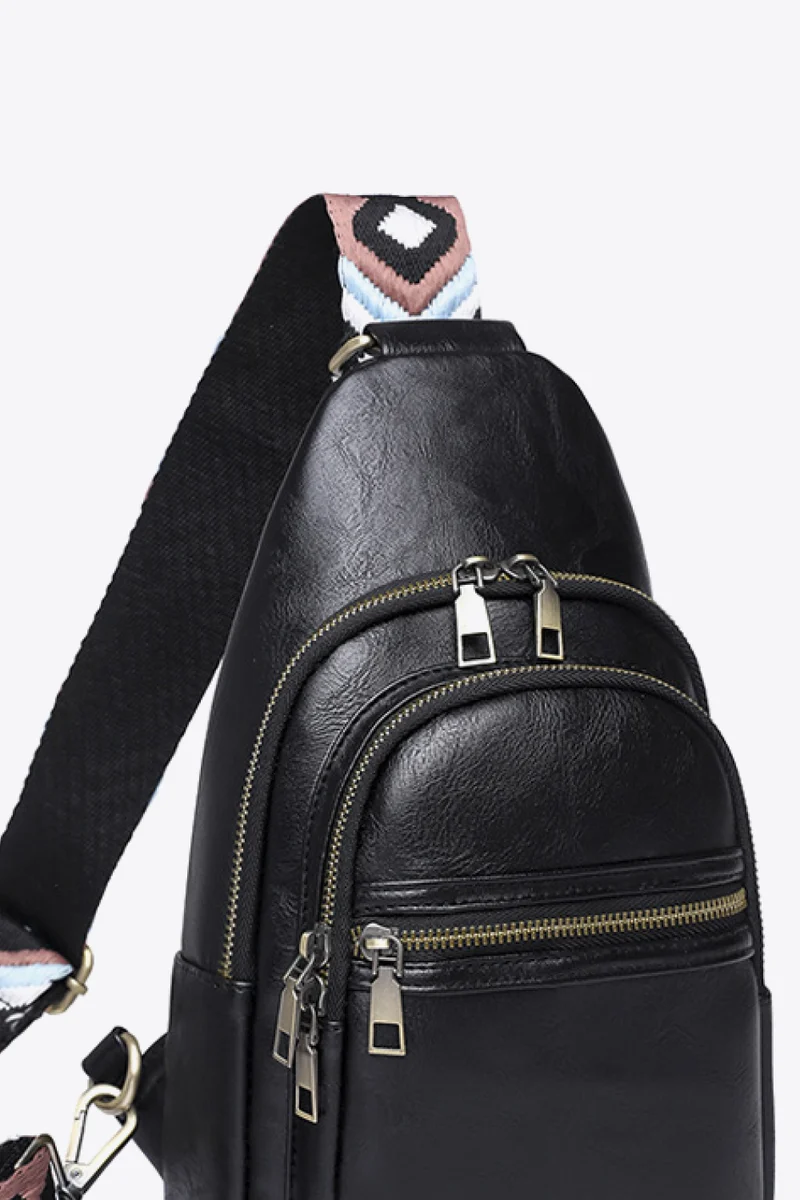 Sac bandoulière en cuir PU adoré It's Your Time