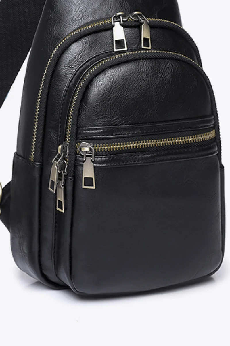 Sac bandoulière en cuir PU adoré It's Your Time