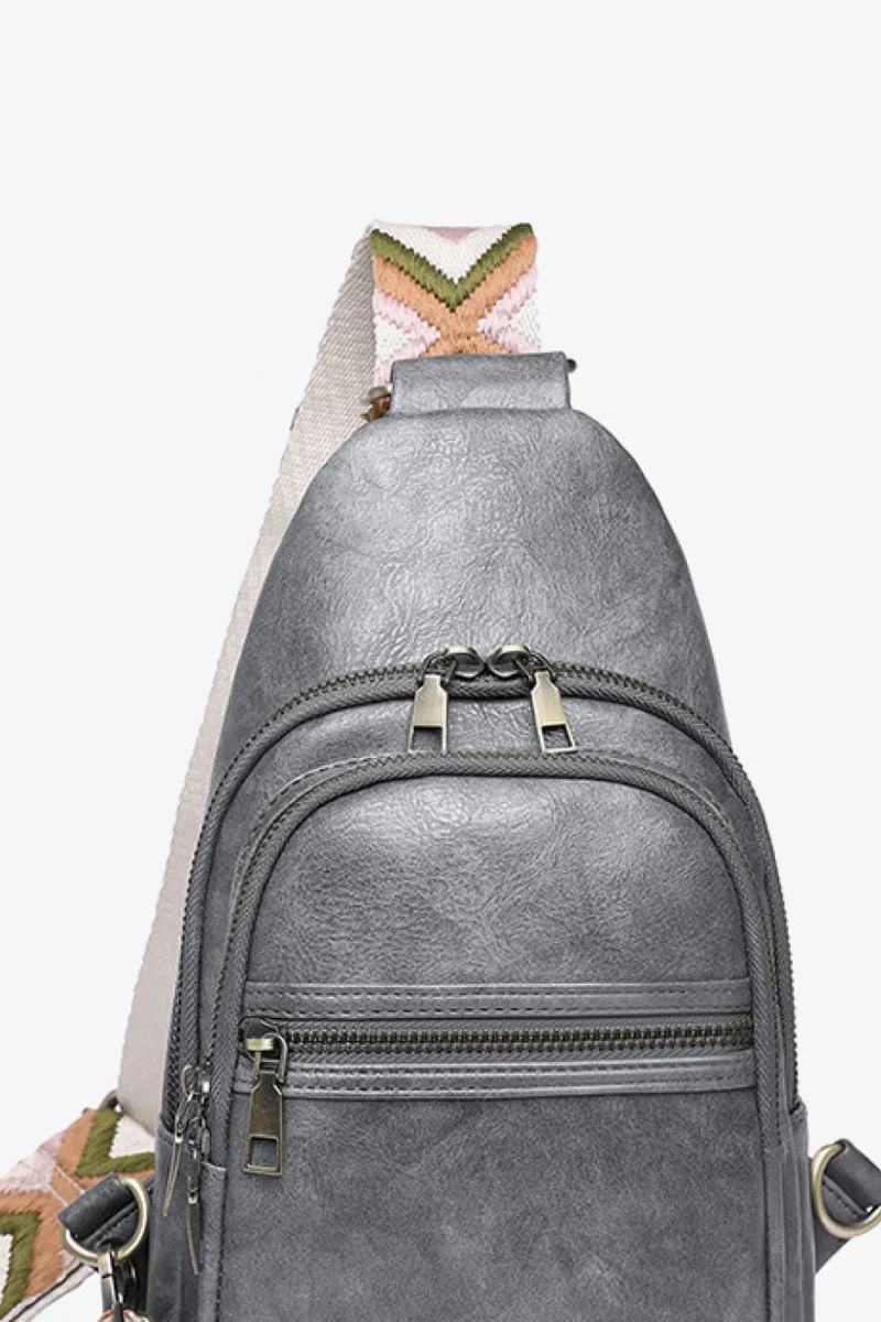Sac bandoulière en cuir PU adoré It's Your Time
