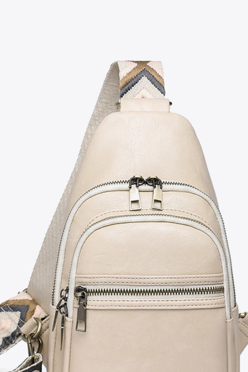Sac bandoulière en cuir PU adoré It's Your Time
