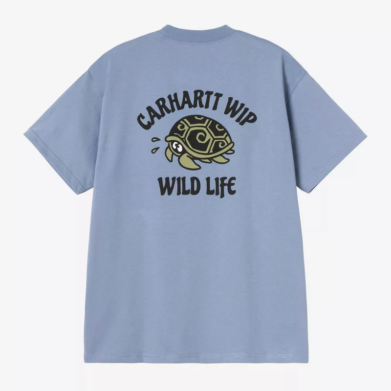 S/S Wild Life T-Shirt Gentle Blue