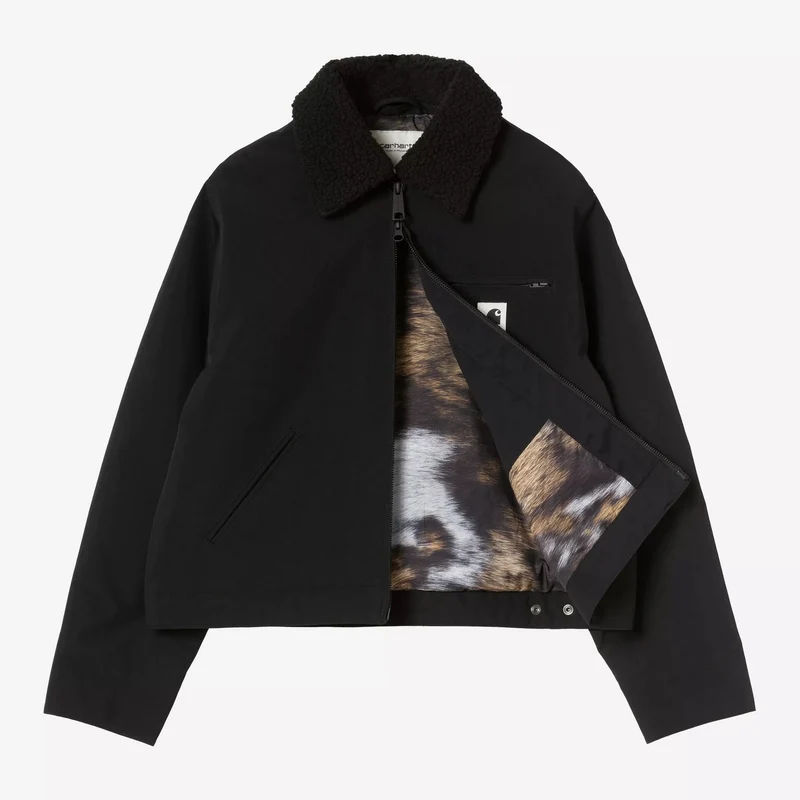 W Newkirk Jacket Black/Wild Dog