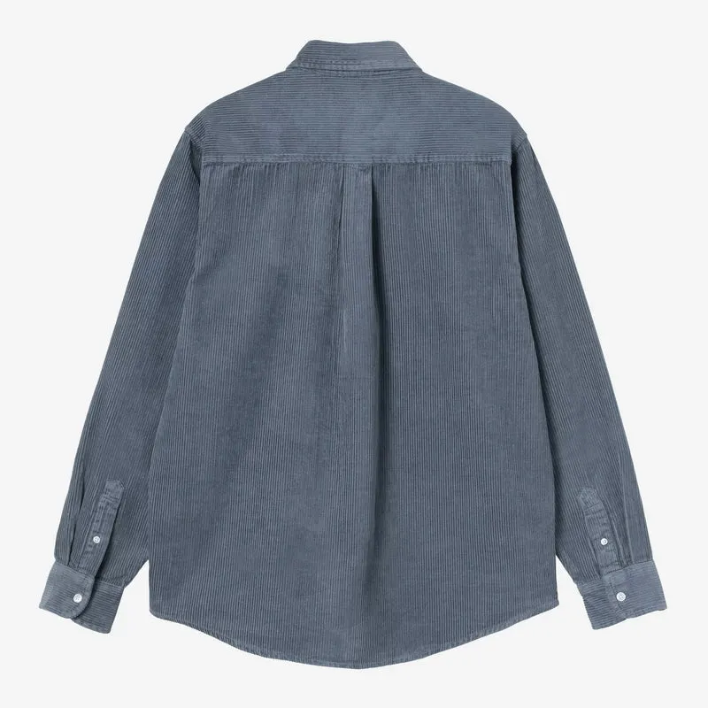 L/S Madison Cord Shirt Angelite