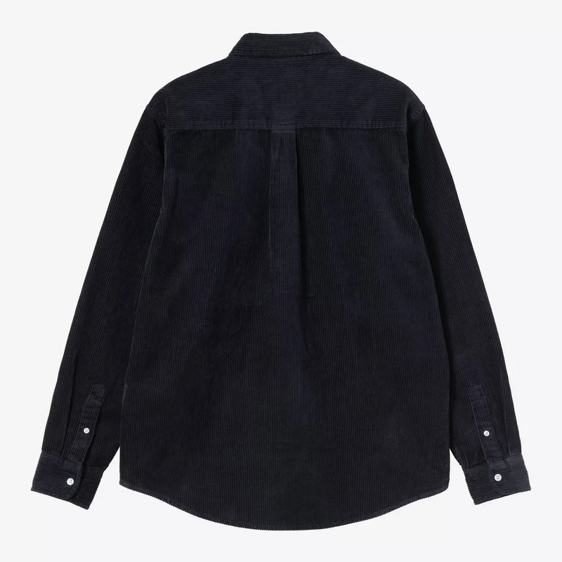 L/S Madison Cord Shirt Dark Navy
