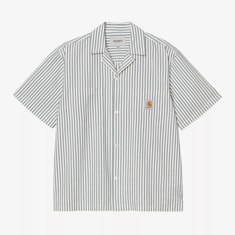 S/S Leavel Shirt Blue River