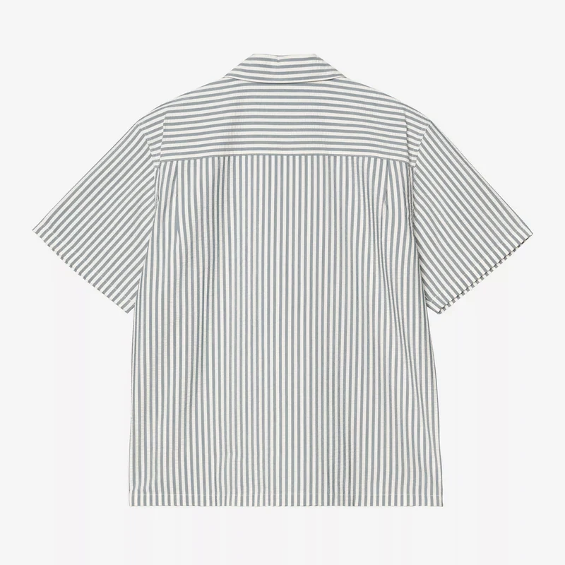 S/S Leavel Shirt Blue River