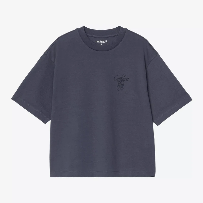 W S/S Vestige T-Shirt Blue