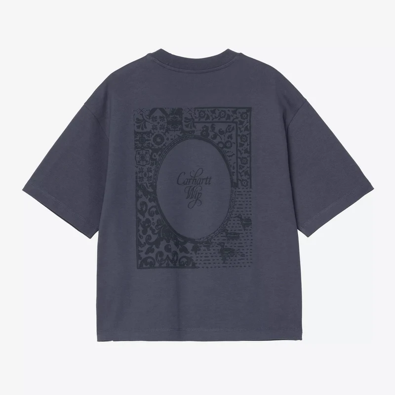 W S/S Vestige T-Shirt Blue