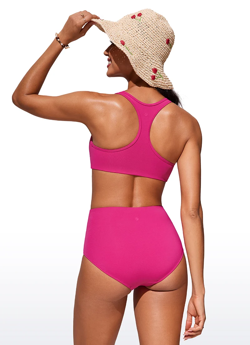 Sunshine U Neck Racerback Bikini Top