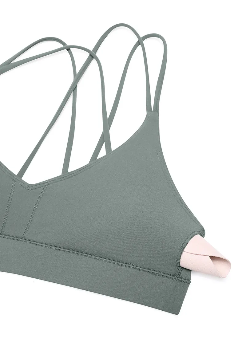 Butterluxe V Neck Strappy Back Bra