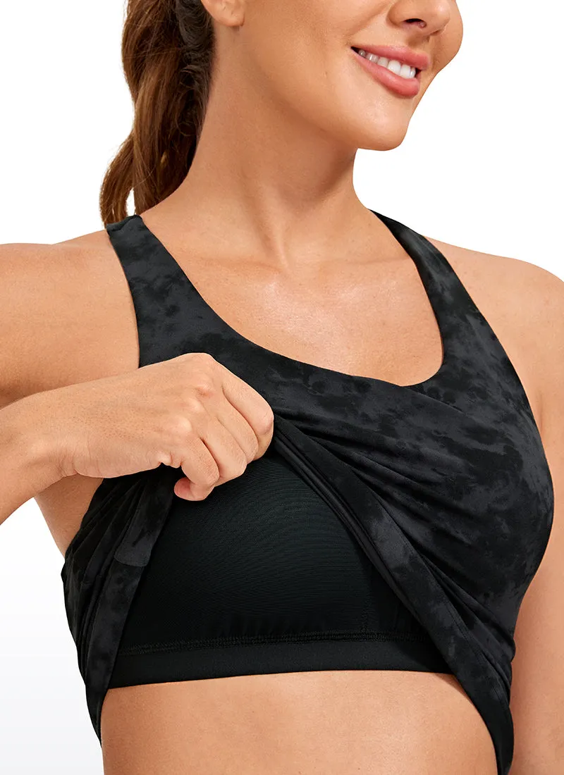 Butterluxe Waist Length Built in Bra Tank