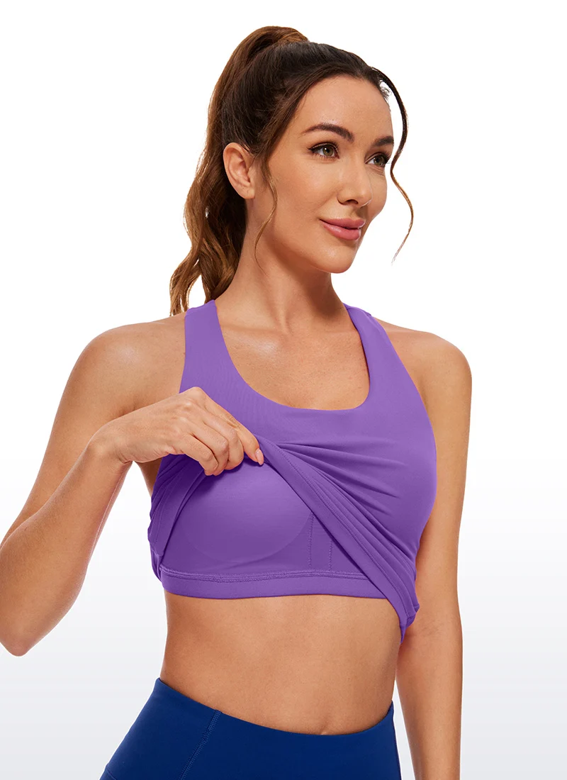 Butterluxe Waist Length Built in Bra Tank