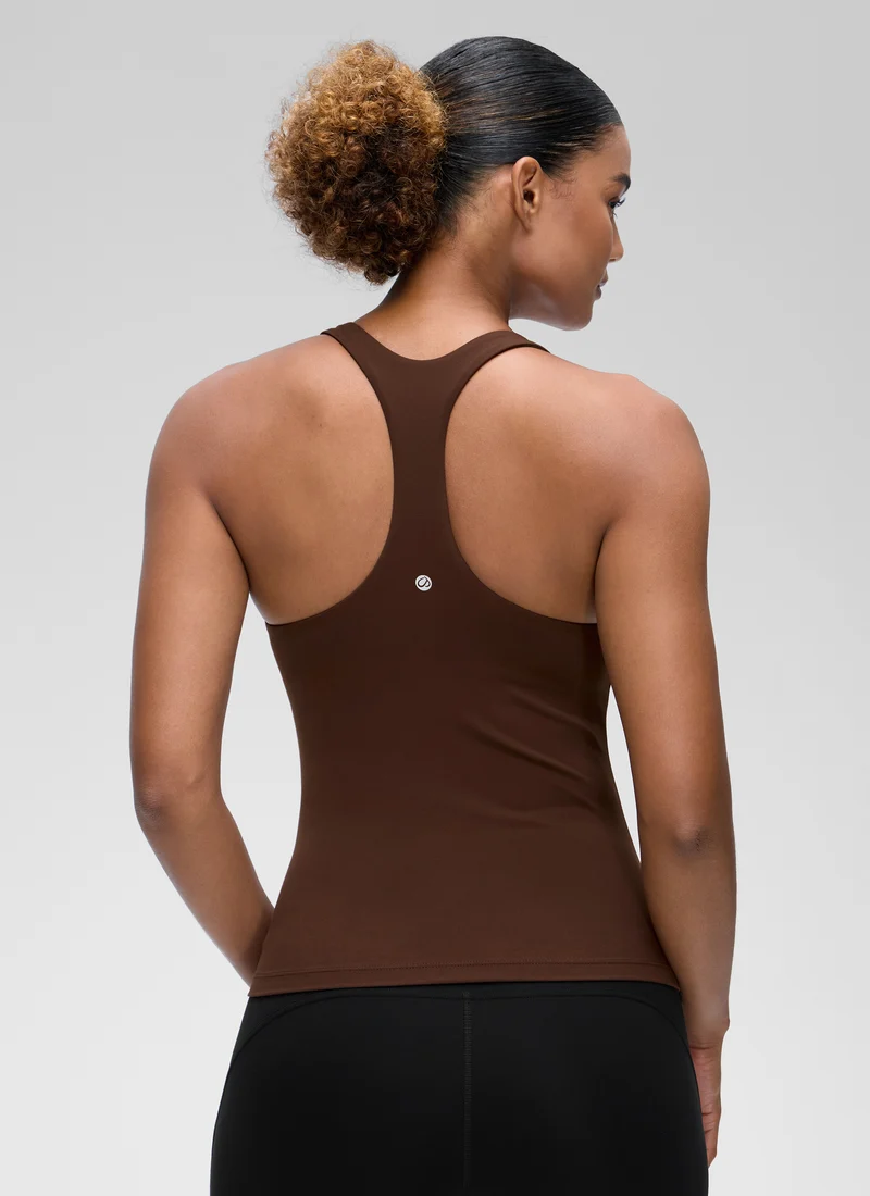 Butterluxe Waist Length Built in Bra Tank