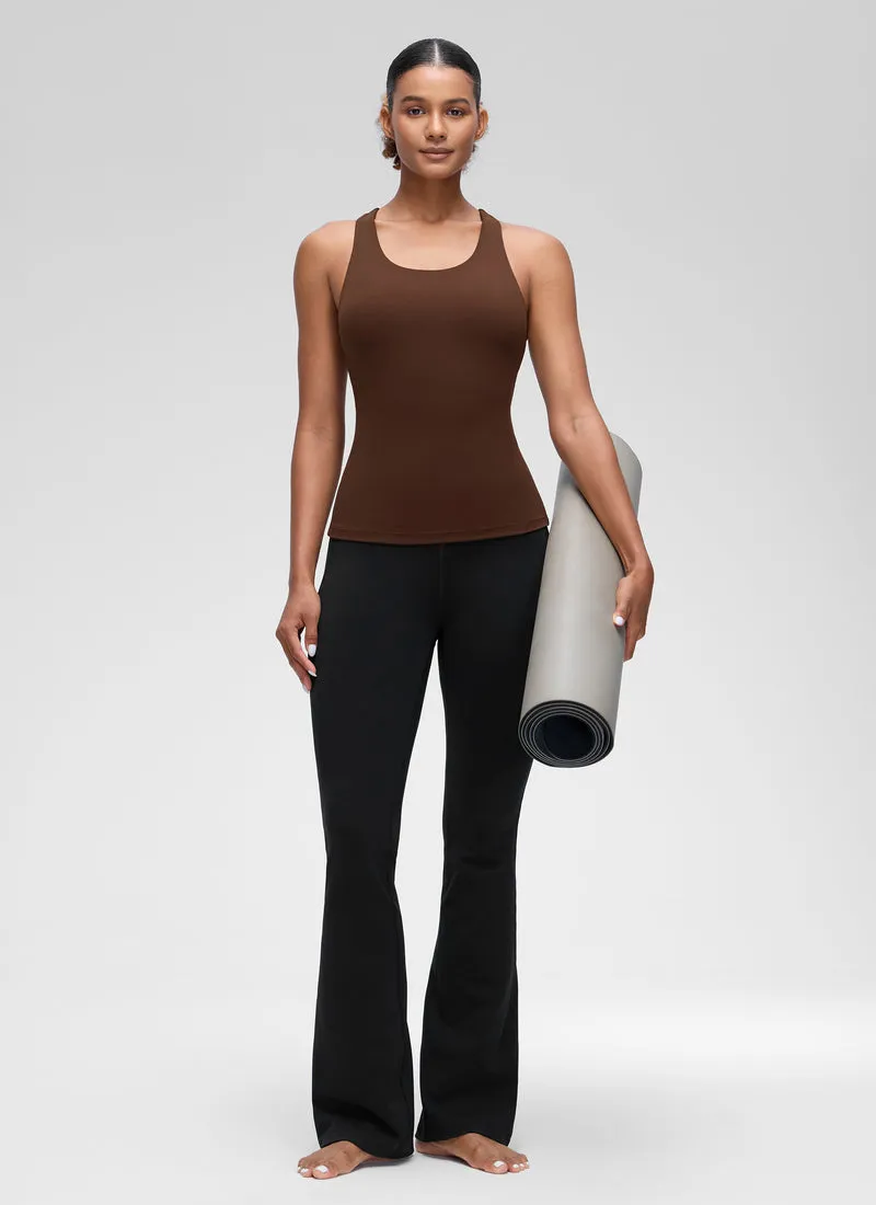 Butterluxe Waist Length Built in Bra Tank