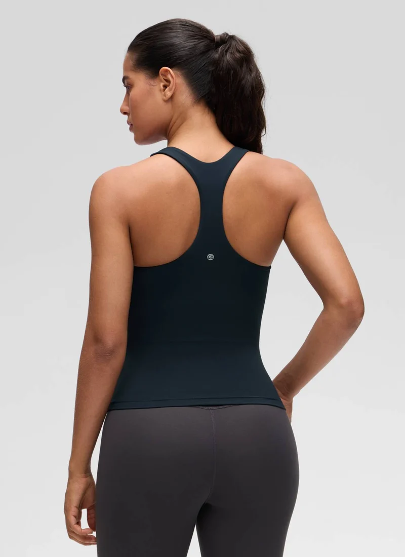 Butterluxe Waist Length Built in Bra Tank