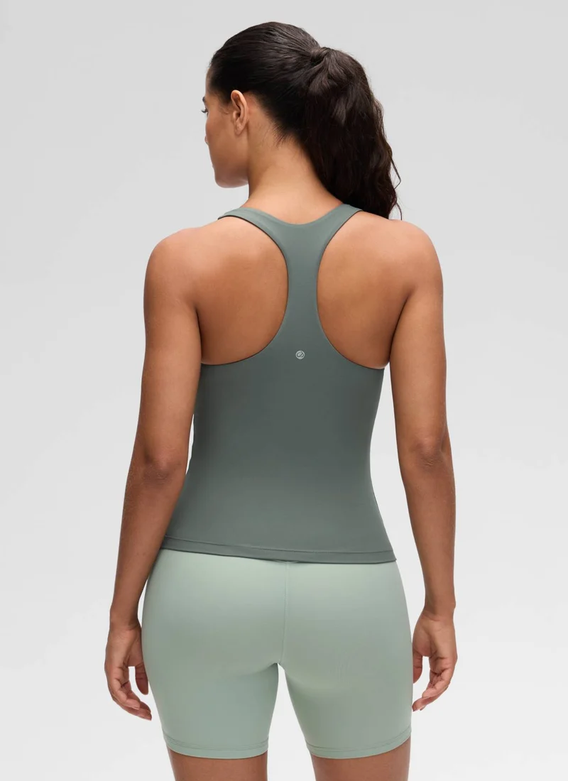 Butterluxe Waist Length Built in Bra Tank