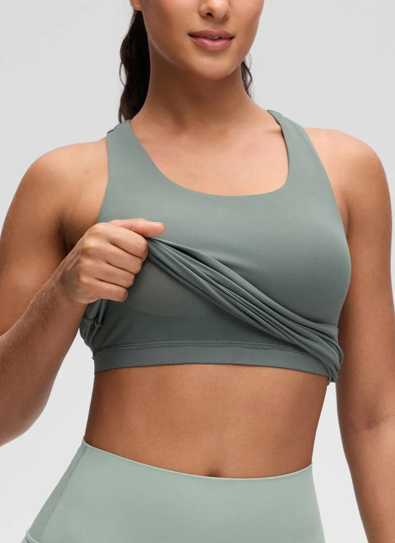 Butterluxe Waist Length Built in Bra Tank