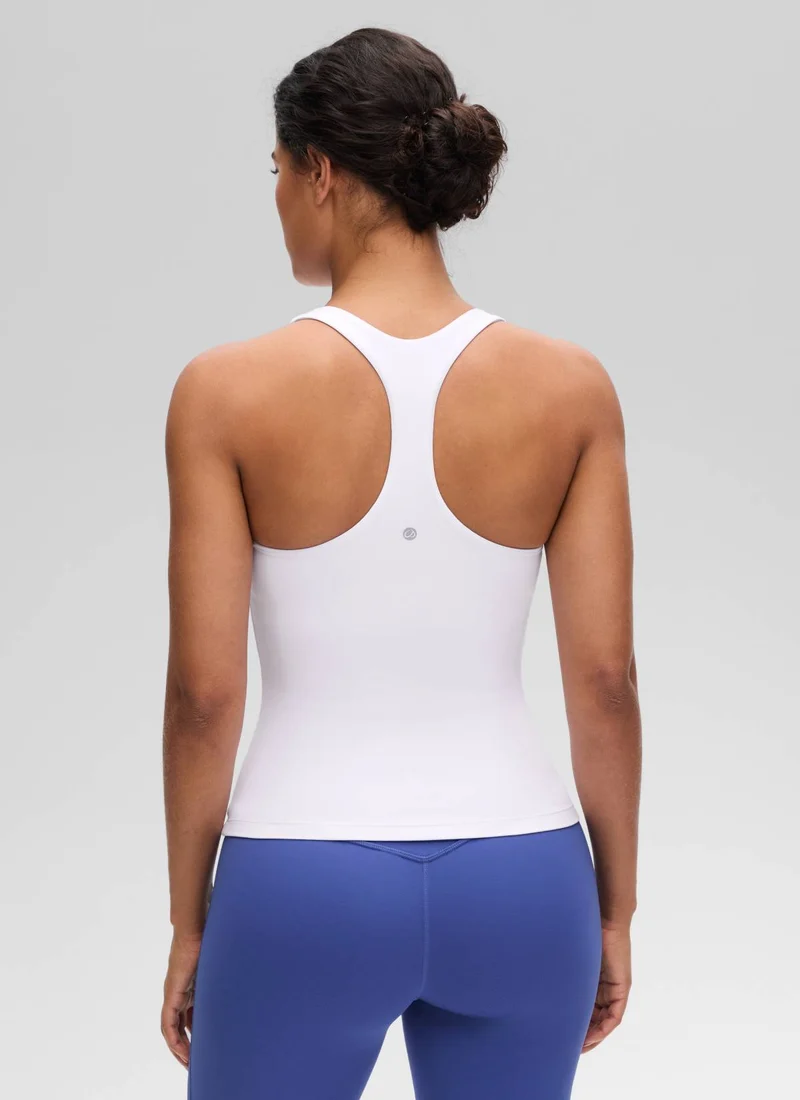 Butterluxe Waist Length Built in Bra Tank