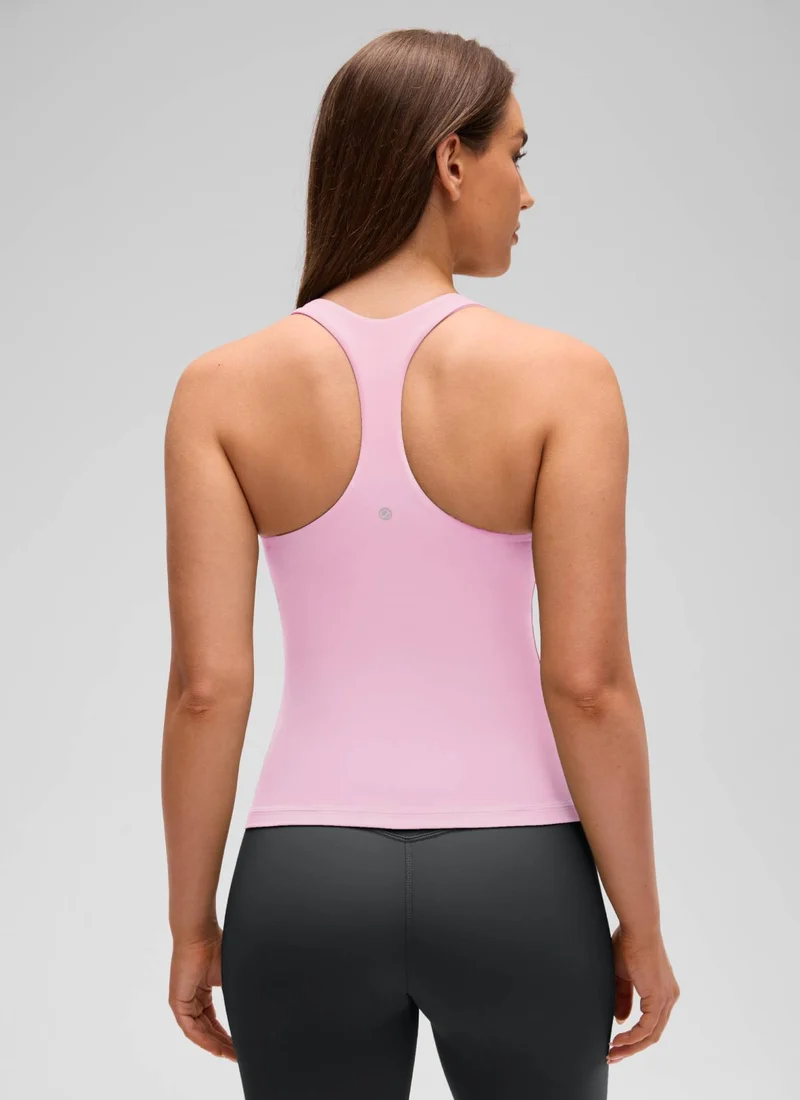 Butterluxe Waist Length Built in Bra Tank