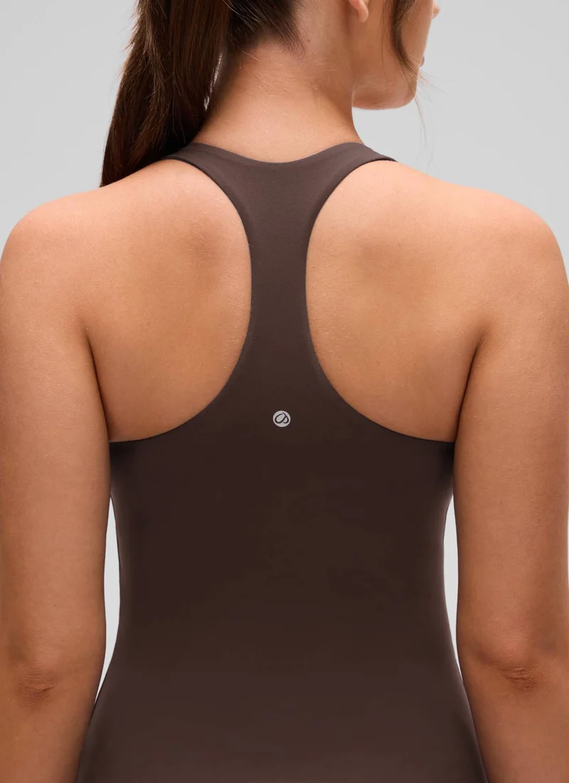 Butterluxe Waist Length Built in Bra Tank