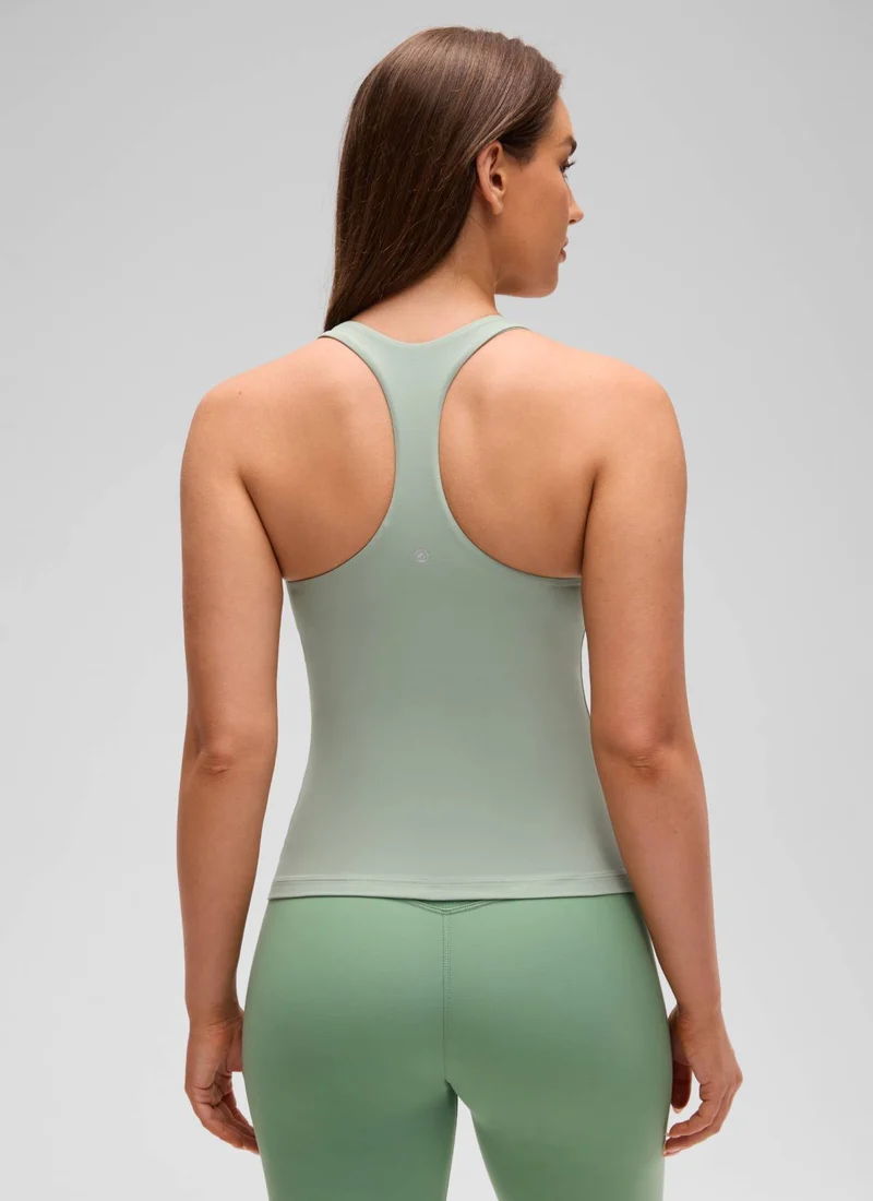 Butterluxe Waist Length Built in Bra Tank