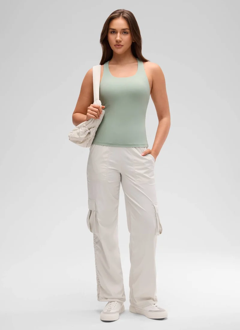 Butterluxe Waist Length Built in Bra Tank