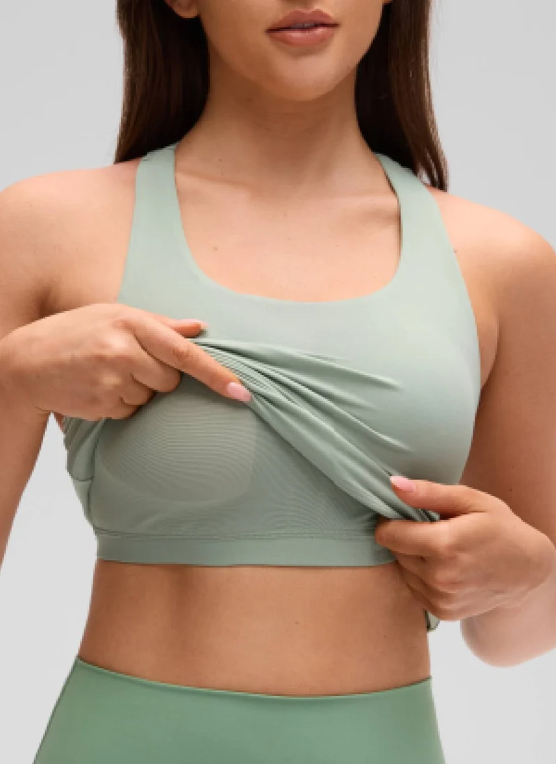 Butterluxe Waist Length Built in Bra Tank